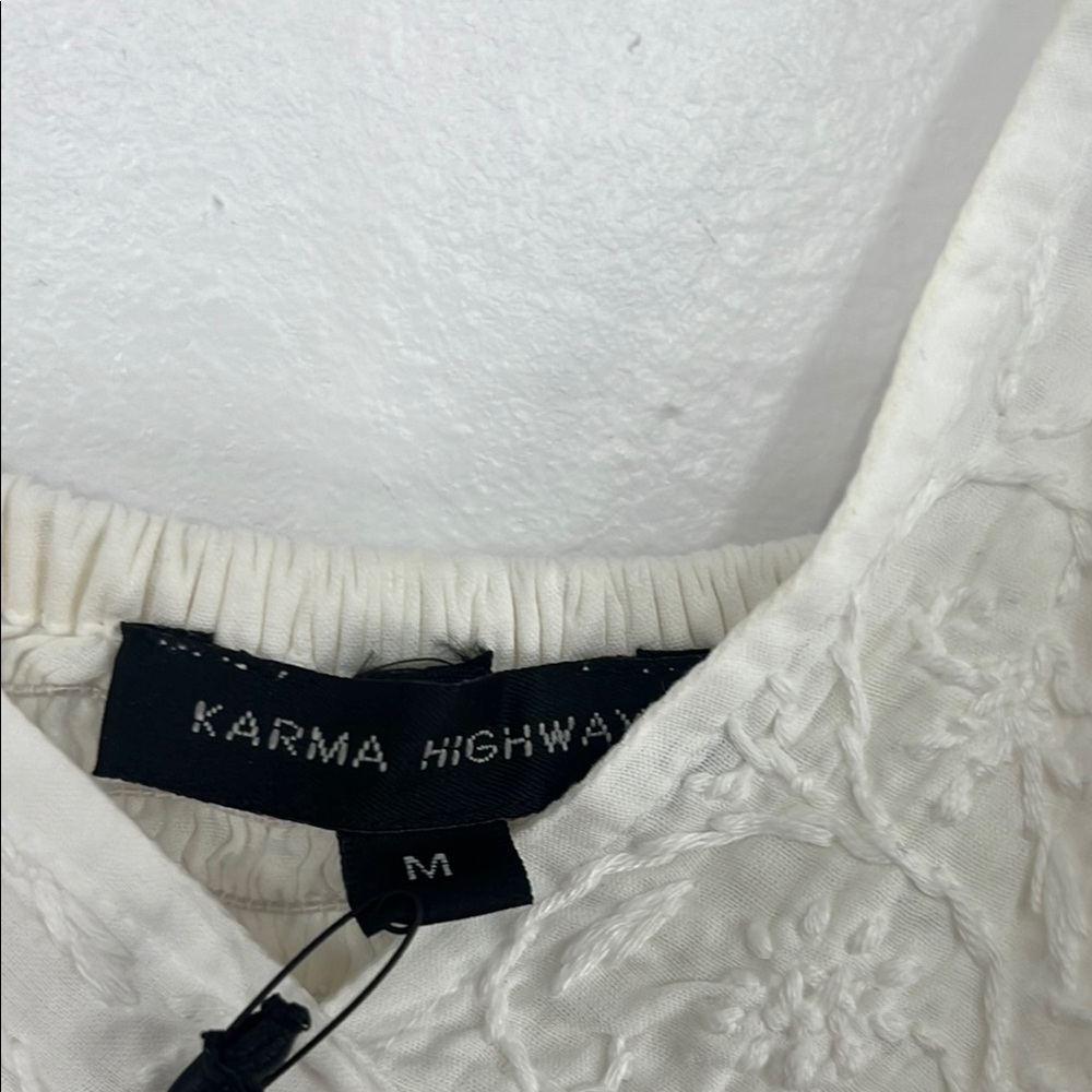 White Tiered Spaghetti Strap Maxi Sundress - Picture 2 of 5